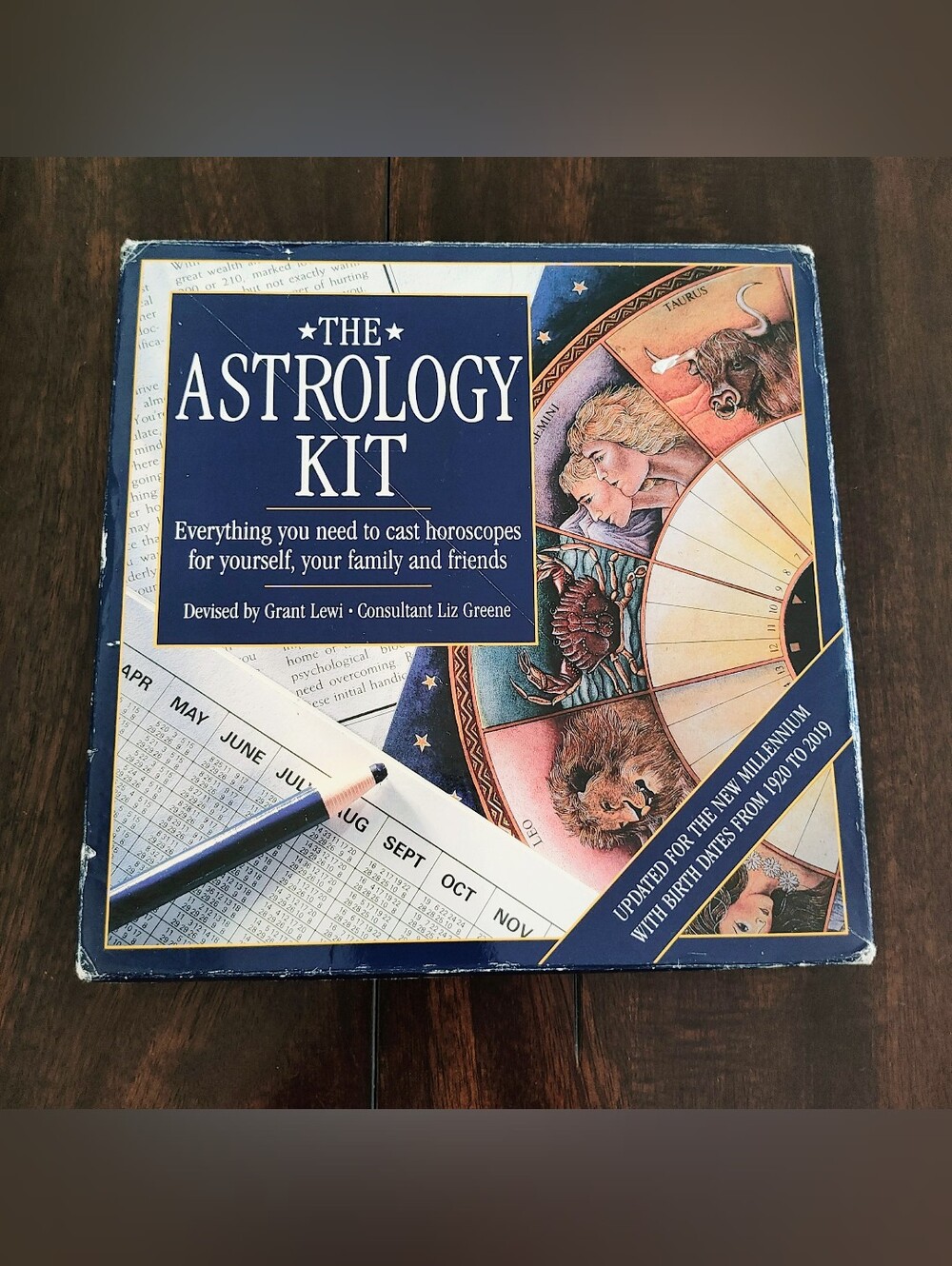 The Astrology Kit Card Set - Blue Horoscope Party Cards